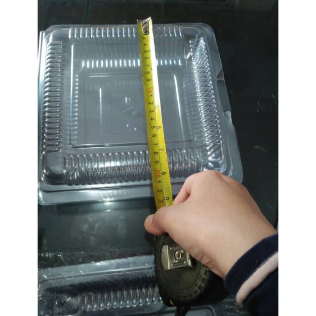 

5pcs Mika Plastik Kue/Kotak Bolu/Mika kue/Wadah makanan/kotak Mika A1