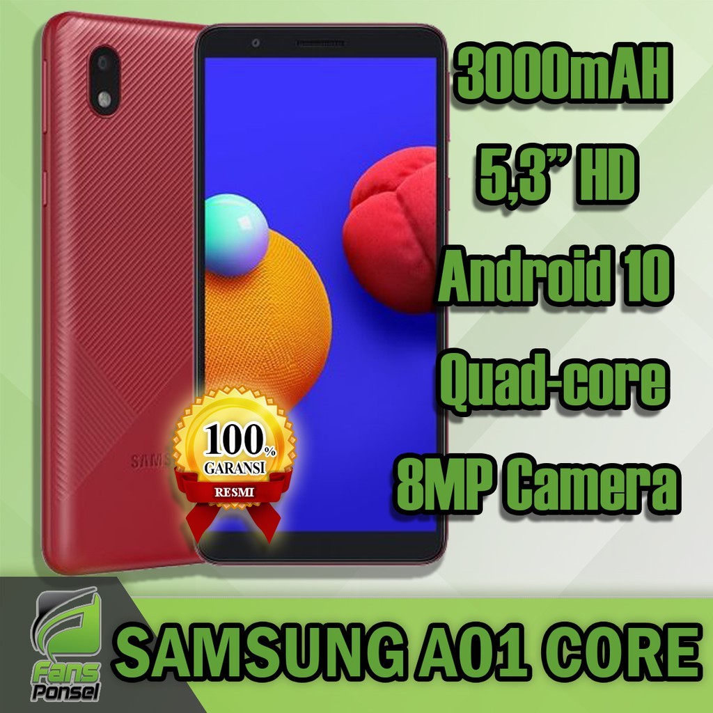 Samsung A01 Core - 1/16GB &amp; 2/32GB - Garansi Resmi SEIN