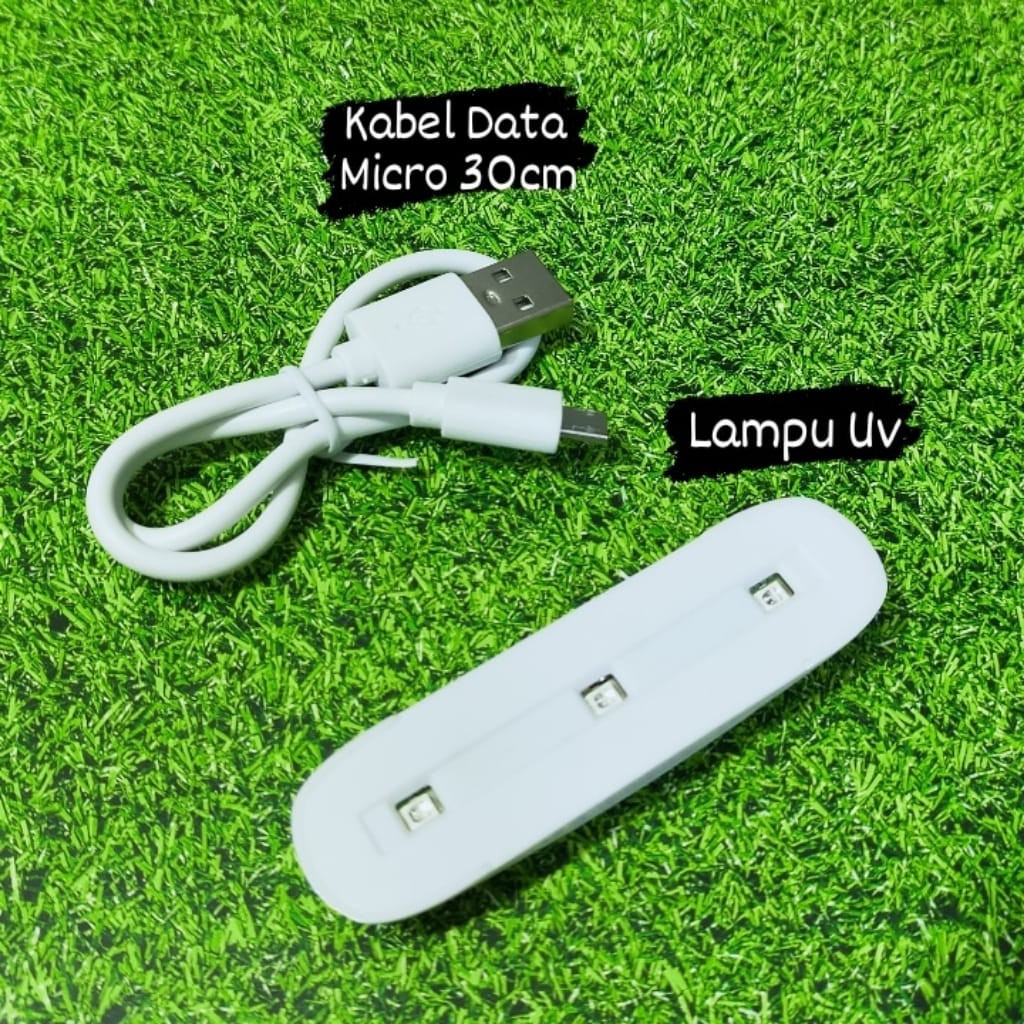 LAMPU UV TEMPERED GLASS SINAR UV + KABEL MICRO 30CM