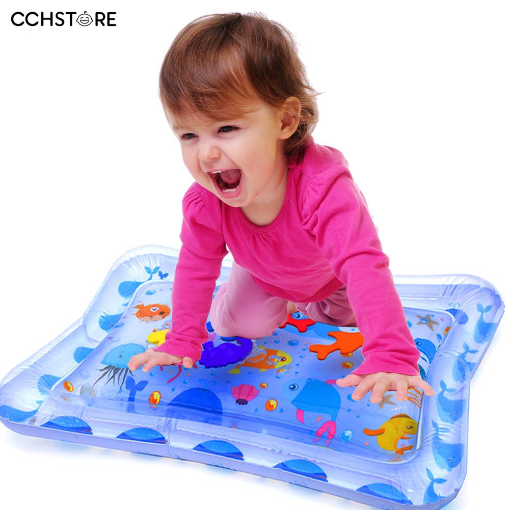 Whale Animal Number Inflatable Tummy Time Water Mat S Baby Pad Toy