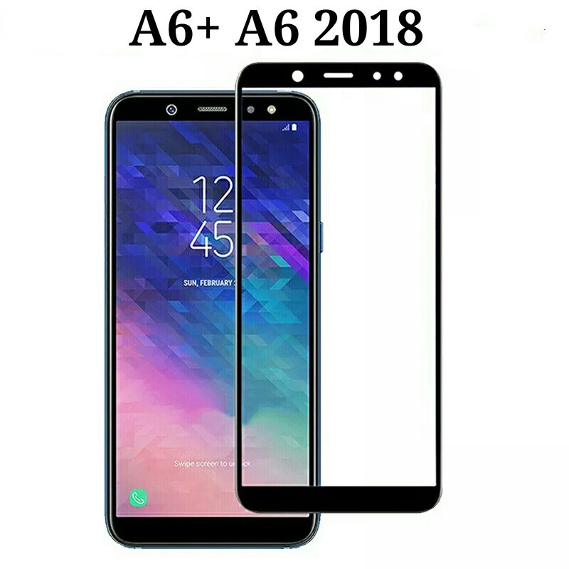 TEMPERED GLASS WARNA SAMSUNG A6 2018 / A6 PLUS 2018 FULL COVER