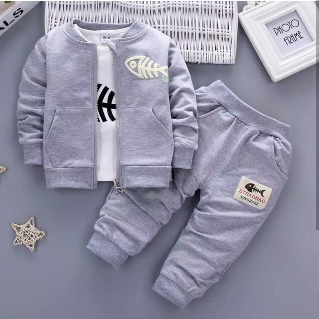 STELAN ANAK LAKI LAKI TERBARU JAKET IWAK 1-5 TAHUN