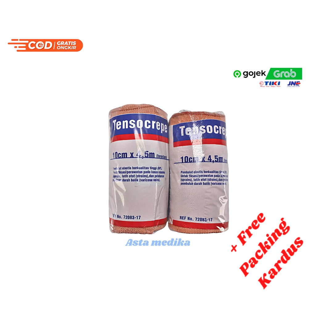 Tensocrepe 3 inch 4 inch 6 inch BSN Elastic Bandage Tensocrepe Perban Elastis 3 inch 4 inch 6 inch Pembelut Elastis BSN