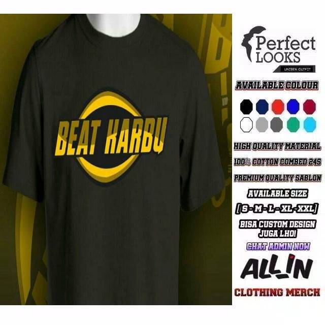 KAOS DISTRO OTOMOTIF HONDA BEAT KEREN BEAT KARBU FULL COLOUR