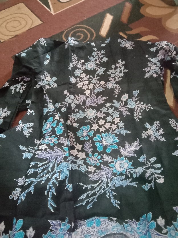 Bisa Pisah Batik Couple Keluarga Sania Ruffle Ori Ndoro Jowi Termurah Cibulan Biru