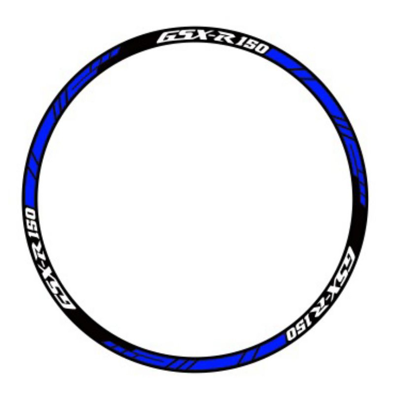STIKER VELG GSX-R150 BIRU