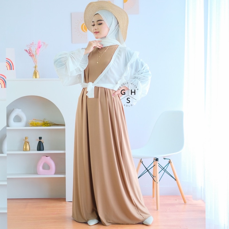 (KJI) GAMIS INNER / DALEMAN GAMIS TANPA LENGAN JERSEY