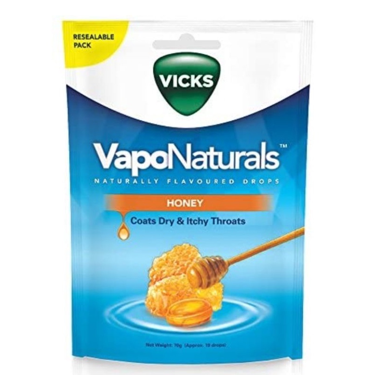 Vicks VapoNaturals Lemon Menthol / Honey 19 Lozenges