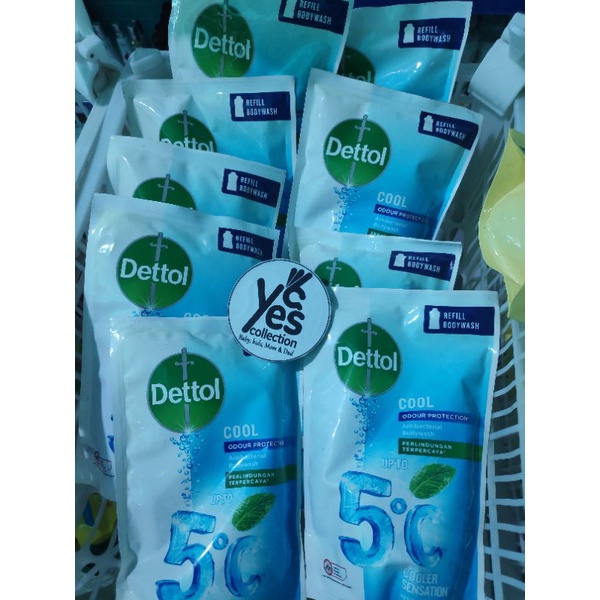 Dettol Bodywash 410 Refil Fresh Original Cool Invigorate body wash 250ml Gold sabun mandi cair detol