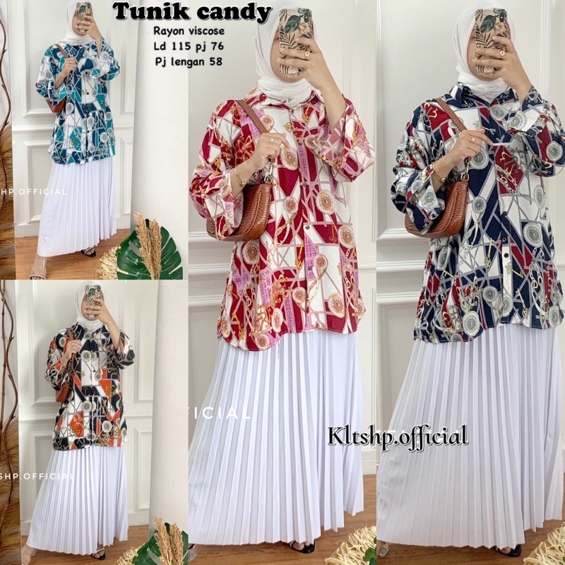 TUNIK CANDY / TUNIK RAYON JUMBO / TUNIK JUMBO / TUNIK MOTIF