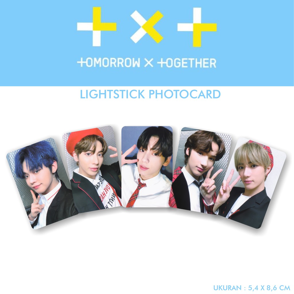 BELI Photocard <b>TXT</b> Lightstick PC - Unofficial - HARGA MURAH dari IDR 2,975....