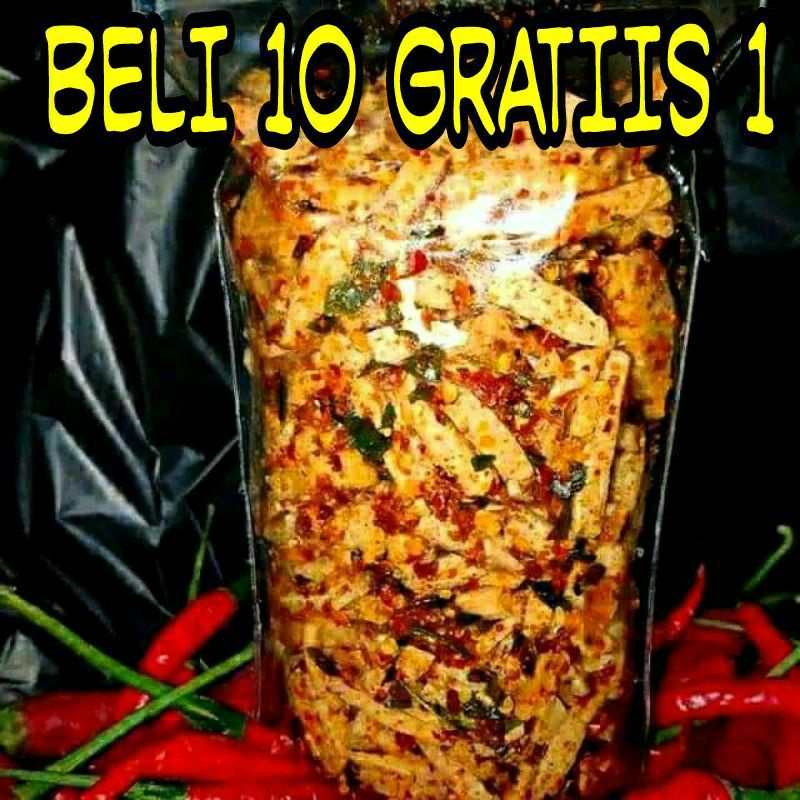 

BASRENG VIRALLL KEMASAN 70 GRAM BUMBU REMPAH PEDAS CIKRUH DAUN JERUK HALAL