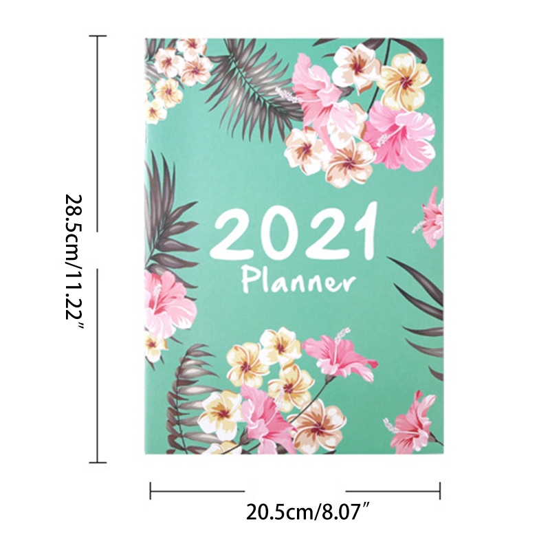 Zzz 2021agenda Planner Organizer A4 Notebook Jurnal Bulanan Harian Planner Sekolah