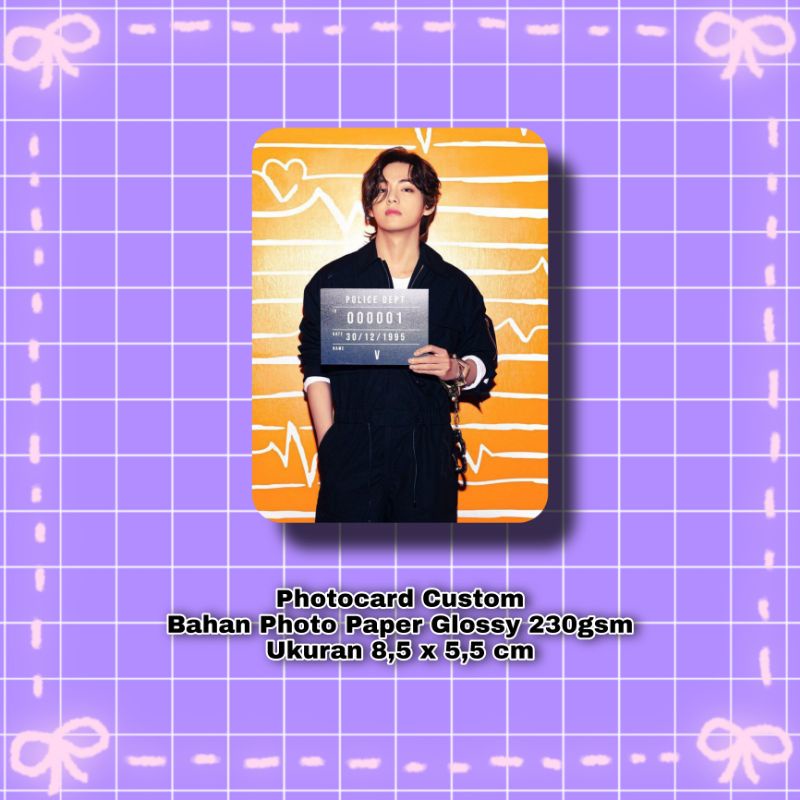 [CUSTOM] Cetak photocard / photocard kpop / photocard unofficial / photocard custom / photocard anim