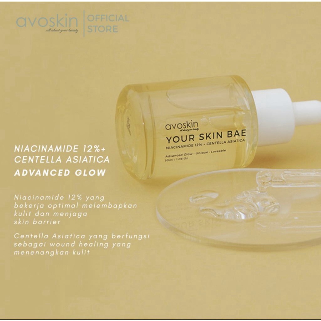 Avoskin Your Skin Bae Niacinamide 12% + Centella Asiatica Serum 30ml