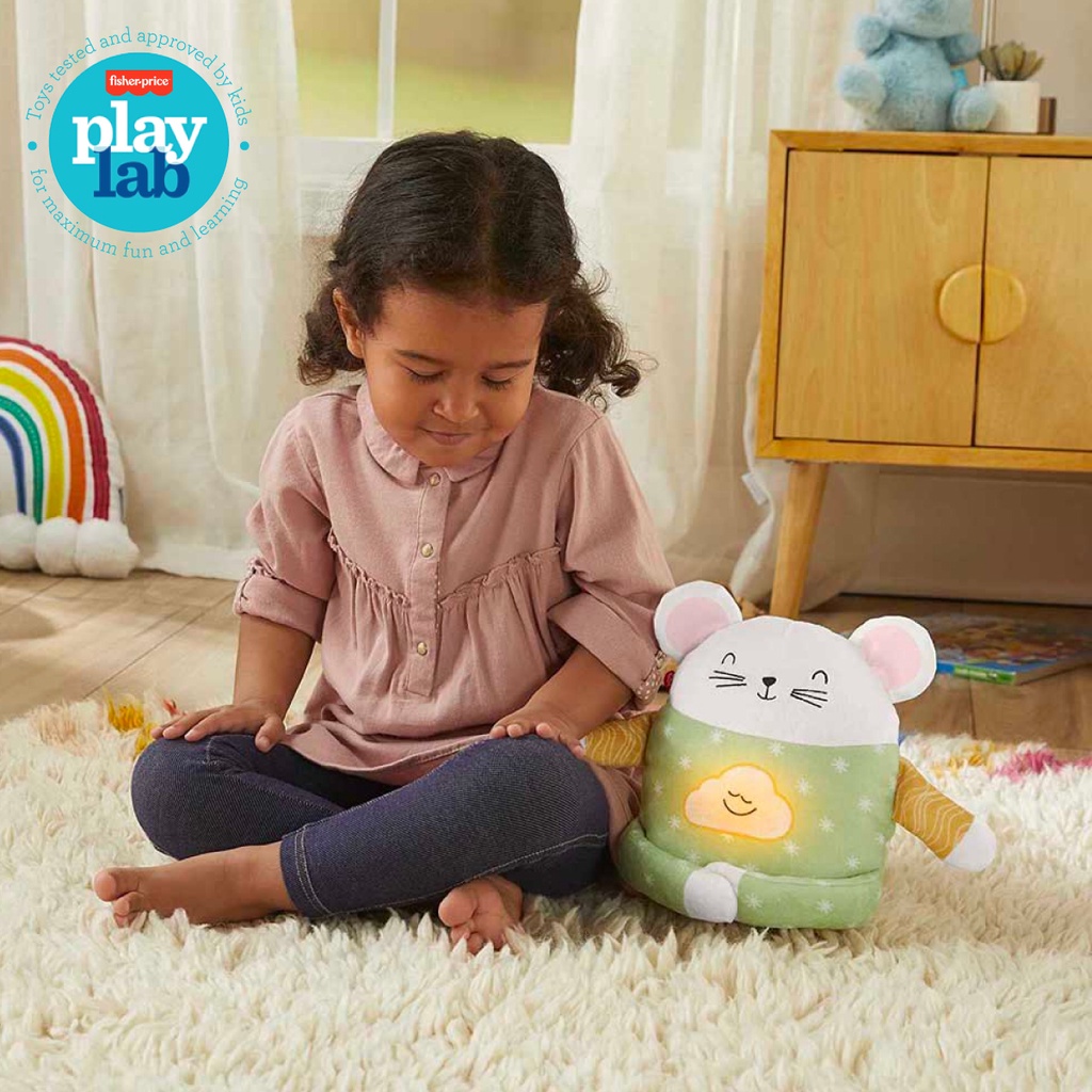 Fisher-Price Meditation Mouse (Soothe Plush) - Mainan Boneka Bayi