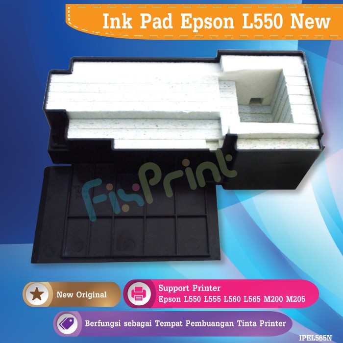 Bantalan Tinta Waste Ink Pads Epson Tinta Printer Epson L550 L555 L560 Tempat Pembuangan Tinta New