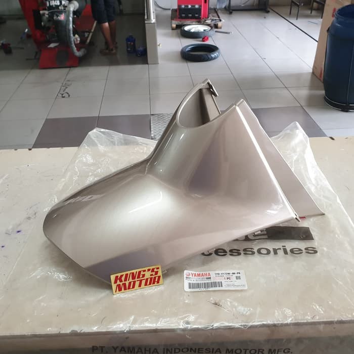 COVER TUTUP MESIN, SAMBUNGAN BAWAH JOK FINO FI GOLD ASLI YAMAHA