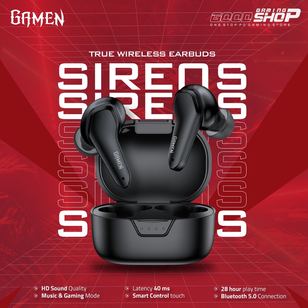 GAmen Sirens - Headset Low latency