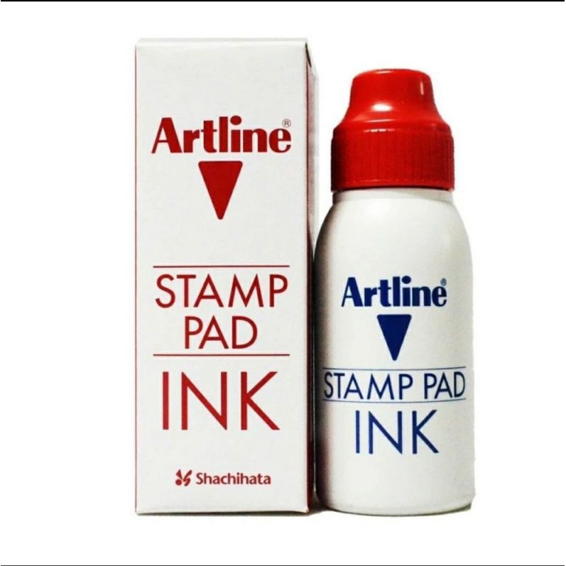 Jual Stamp Pad Ink /Tinta Stempel/Artline 50ml Merah Shopee Indonesia