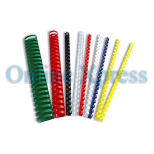 

Spiral Plastik / Plastik Binding A4 5/16" (8MM) WARNA Hombo (8 Batang)