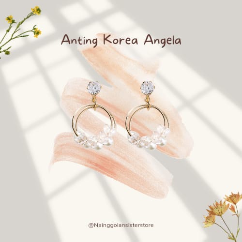 NSS - Anting Korea Angela | Anting Wanita | Anting Korea Wanita | Aksesoris Wanita | Anting Anting K