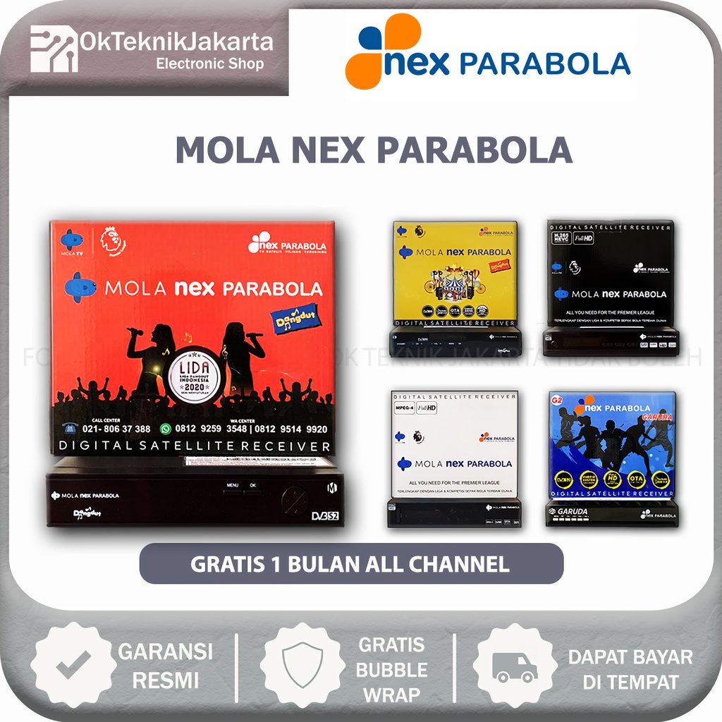 Receiver Parabola Nex Parabola Merah Liga Champions 2019 Hybrid KuBand