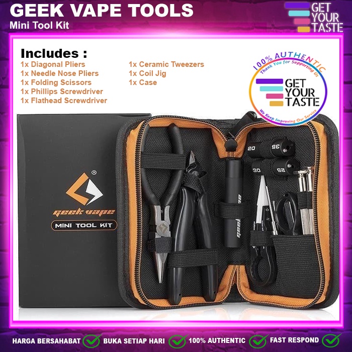 Jual Geek Vape Mini Tool Kit Authentic Toolkit by GeekVape Shopee