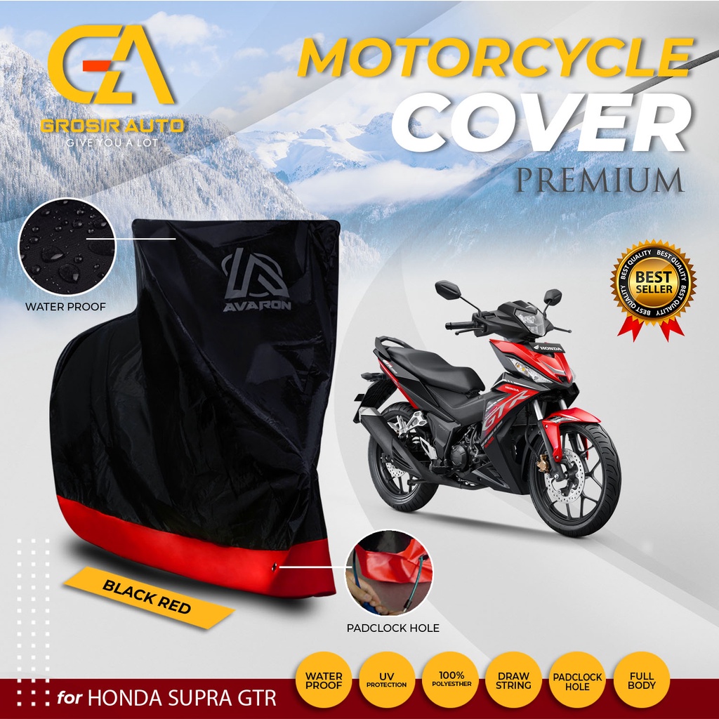 Sarung Motor PREMIUM AVARON SUPRA GTR/ Penutup Pelindung Body Cover