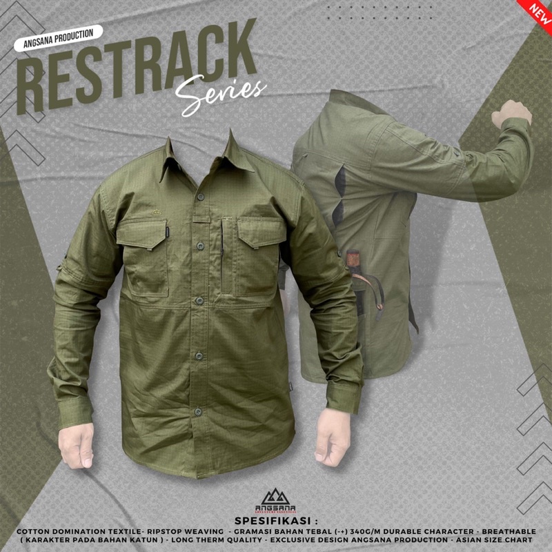 Kemeja Angsana Seri Restrack