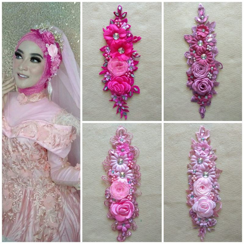 herpis murah meriah cantik untuk pengantin/ wisuda/ trima tamu/ hijab pesta