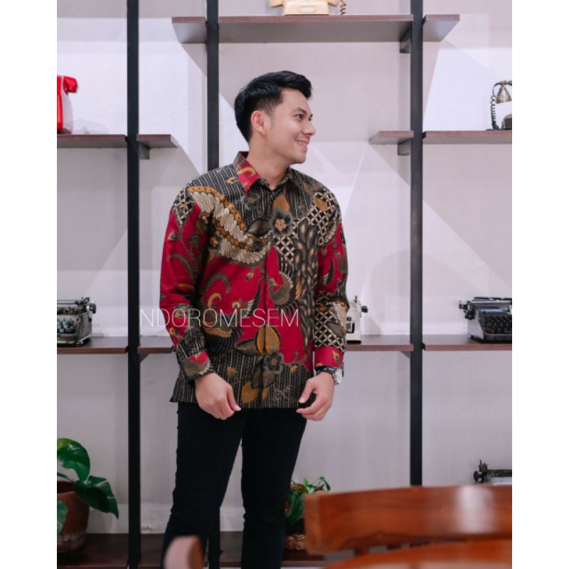 BATIK EXCLUSIVE PREMIUM kemeja batik pria lengan panjang terbaru ORIGINAL