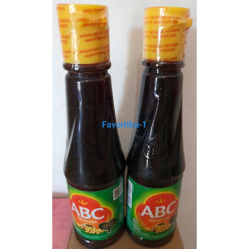 

Kecap Asin ABC Botol 135 ml. Harga: Rp 6.000/Botol