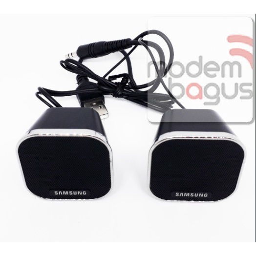 Speaker Audio Mini Samsung ASP 600 ASP600 Power USB untuk PC Notebook - Hitam(Y5P6) ✅COD Speaker blu