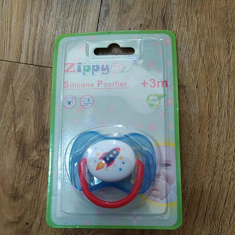 zippy silicone pacifier 3m+