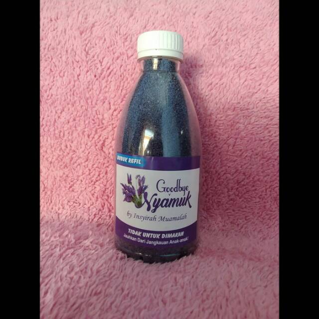 Isi ulang obat nyamuk lavender organik goodbye nyamuk botol 500gr