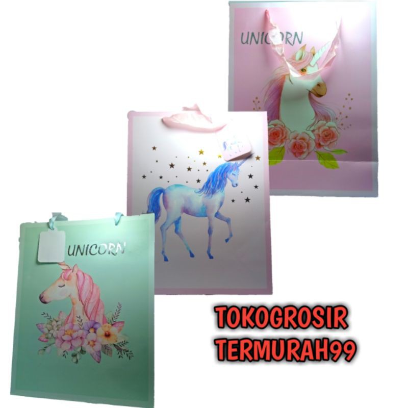 

Tas Paperbag Lucu Unicorn Tas Jinjing Tas Kado