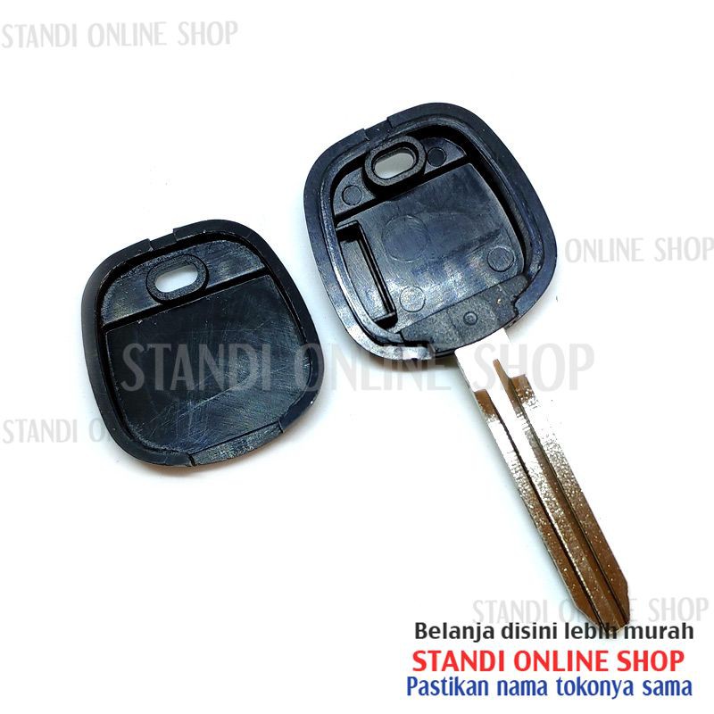 Casing Kunci Cadangan Key Shell Toyota Rush Avanza Yaris Chip