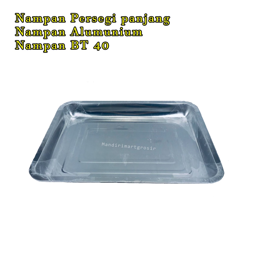 Nampan Alumunium *Nampan Persegi panjang * Nampan BT 40*