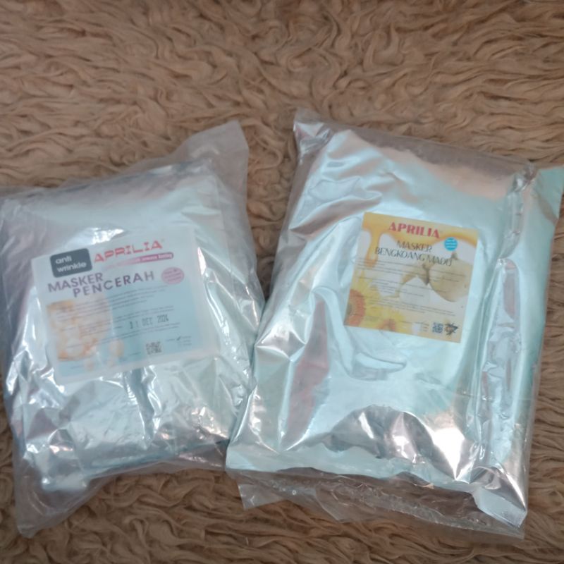 APRILIA MASKER WAJAH BUBUK PENCERAH BENGKOANG MADU 1 KG