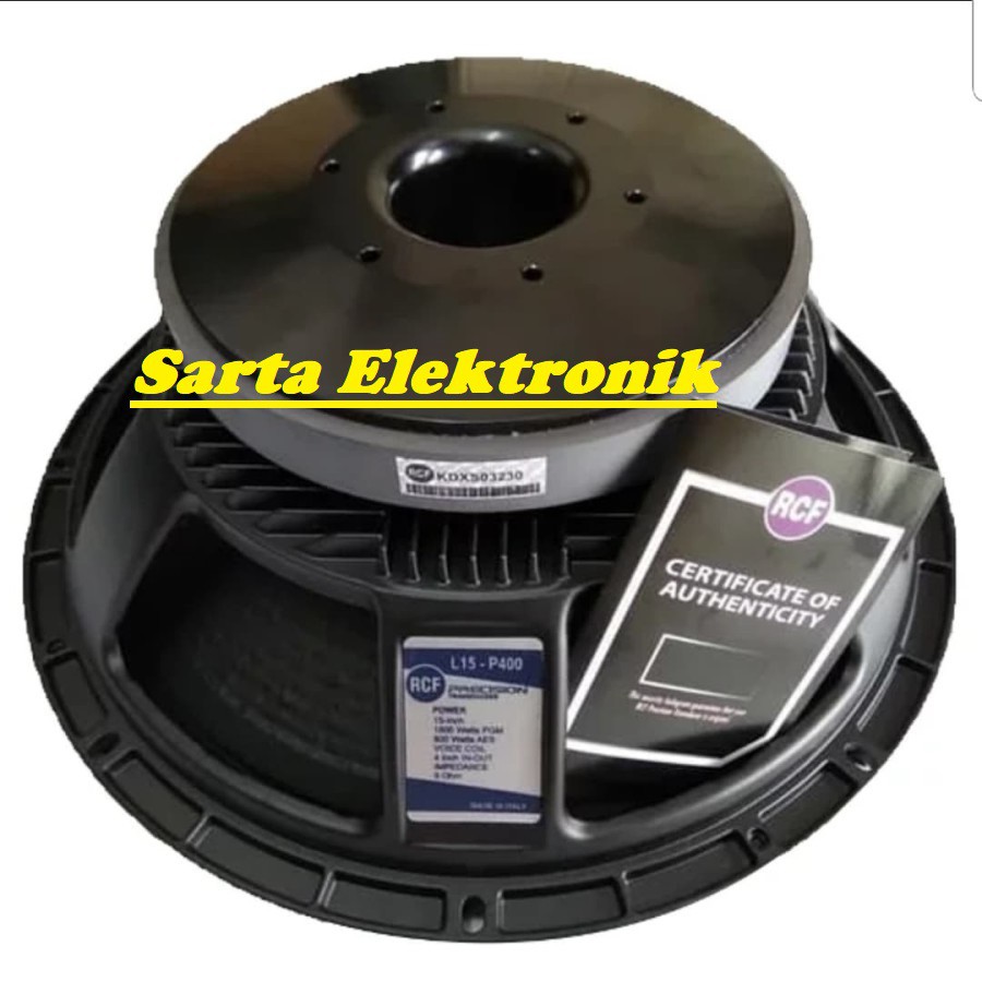 KOMPONEN SPEAKER RCF L15 P400 / L15P400 15IN KOMPONEN SPEAKER GRADE A