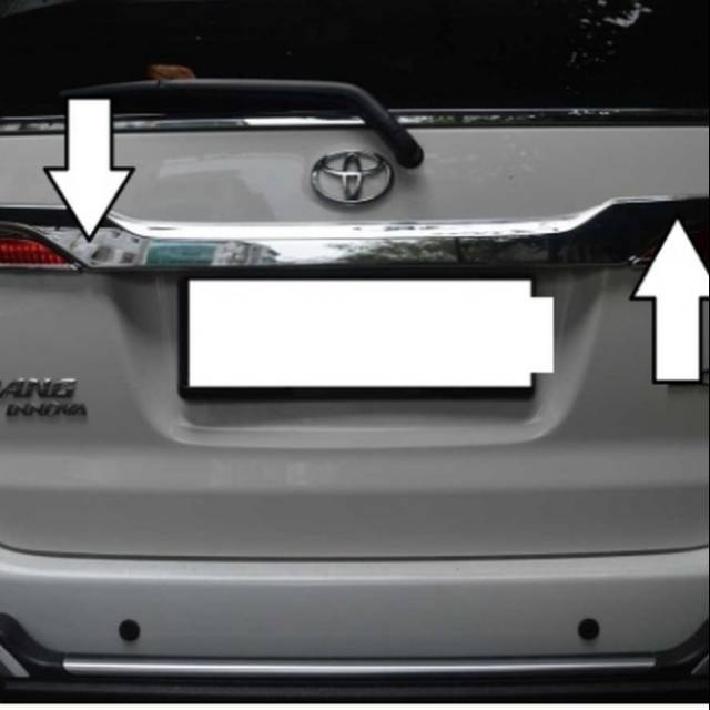 Trunk lid Grand innova crhome 2014-2015