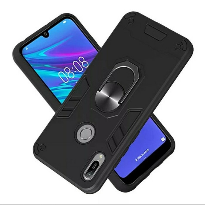 CASE INFINIX NOTE 8 - HARDCASE RING CARBON THUNDER INFINIX NOTE 8 - BC