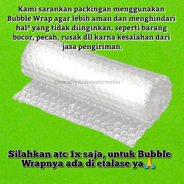 

PACKING BUBBLE WRAP AGAR PENGIRIMAN LEBIH AMAN