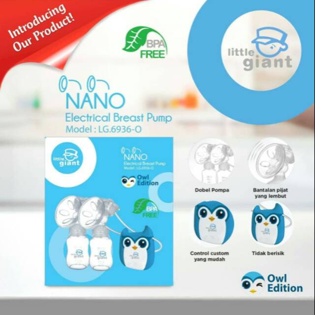 Little Giant Nano Owl edition Breast Pump Elektrik