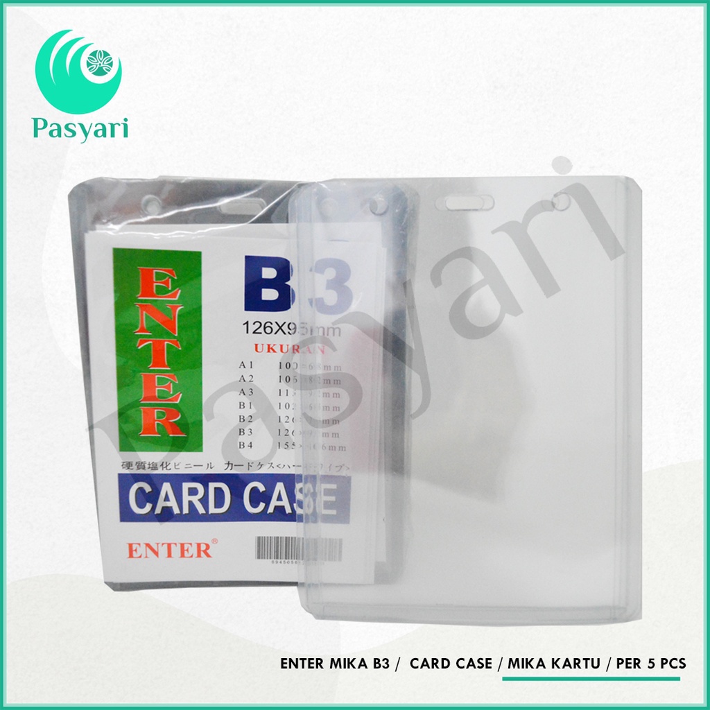 

Enter Mika B3 / Card Case / Mika Kartu / per 5 pcs