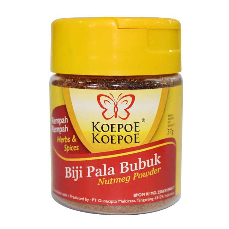 Biji Pala Bubuk Botol 37 Gram / Biji pala bubuk nutmeg powder 37 gr botol koepoe koepoe