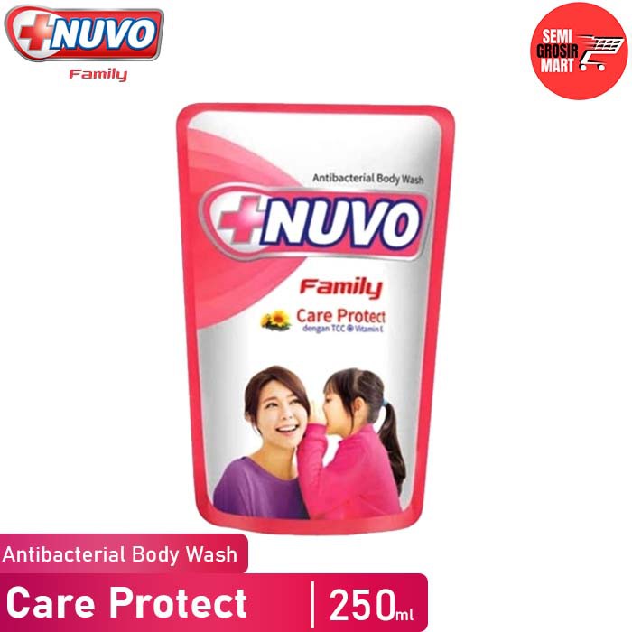 Jual Nuvo Antibacterial Body Wash Care Protect 250ml Shopee Indonesia