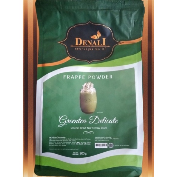 

flavour powder dnali Greentea delicate 800gr