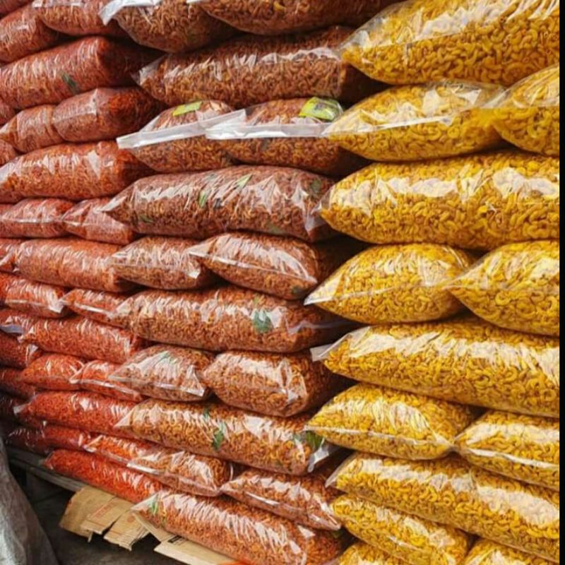 

TERMURAHH!! MACARONI KILOAN 1000 gr MACARONI PIPA KEMASAN MURAH 2 VARIAN RASA